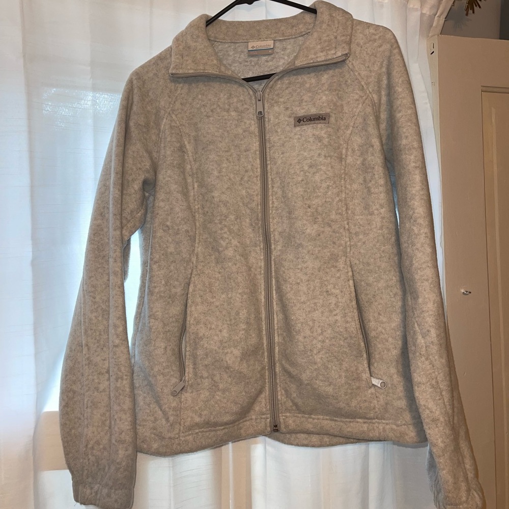 Columbia zip up fleece jacket